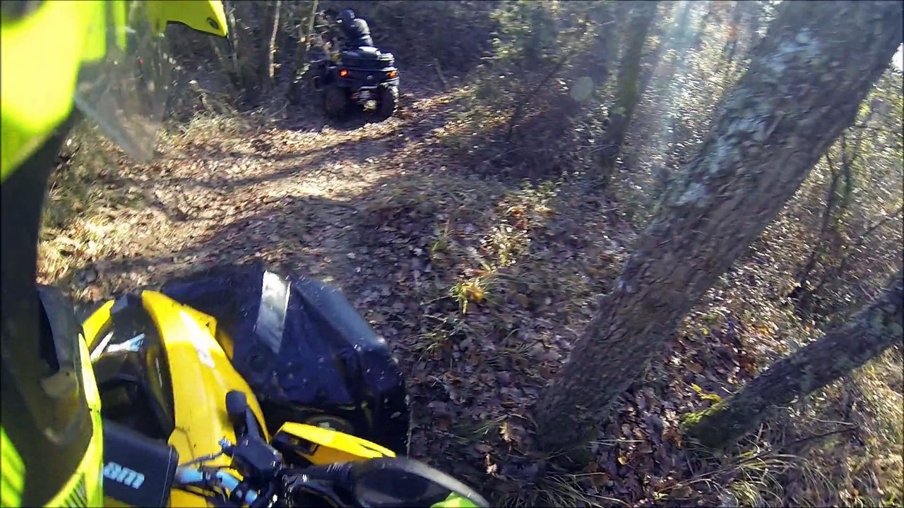 sortie proximité Quad Salvetain 25 janvier 2015 ( 1 ere video )