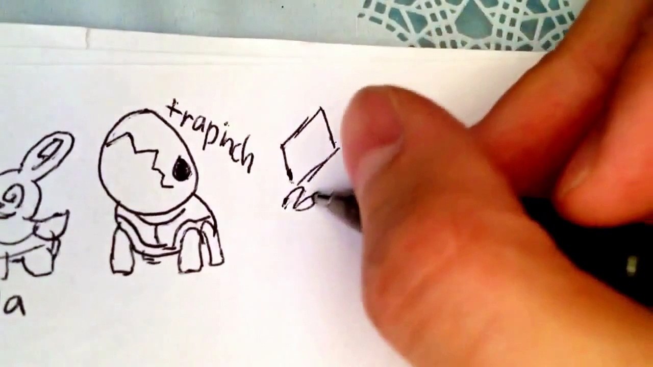 How to draw Pokemons Vibrava