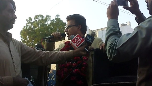 Bedari March, Ayaz Latif Palijo speech in Shahpur Chakar on 25 Jan 2015