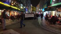 Kadıköy'deki Kobani Eylemine Polis Müdahalesi...