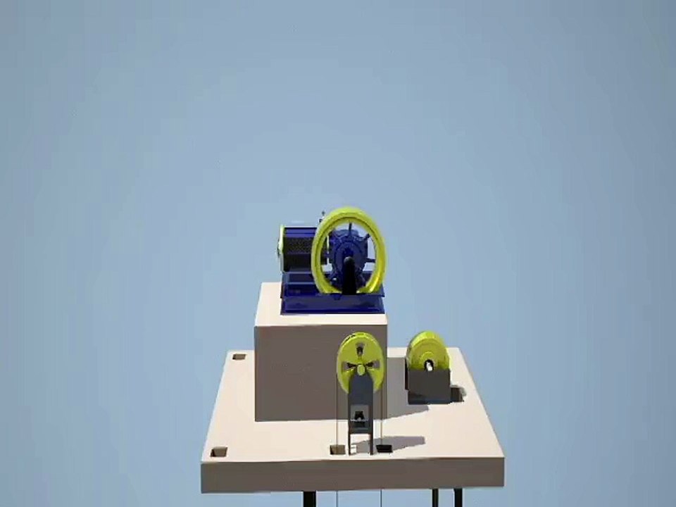 Electromechanical or Compensated Elevator - Animation