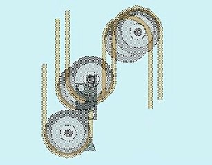 Principio de funcionamiento de un ascensor contrapesado o electromecánico o convencional