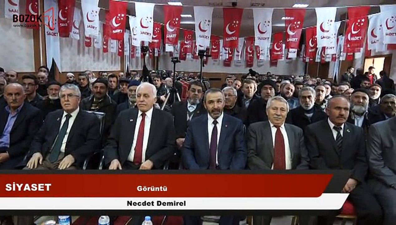SAADET PARTİSİNDE ZİYA KOÇAK GÜVEN TAZELEDİ