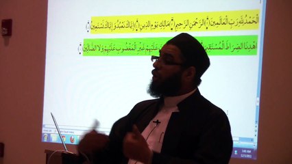 Meaningful Prayer Intro, Meaning of Fatiha, Friday night (3)