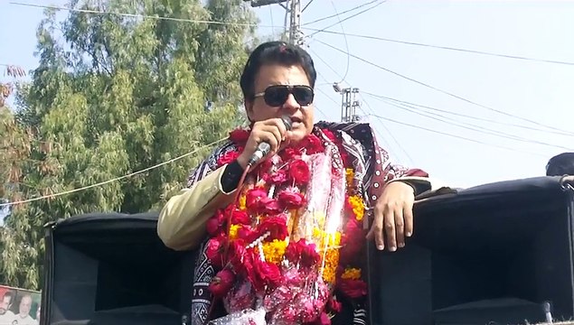Bedari March, Ayaz Latif Palijo speech in Tando Adam 25th Jan 2015