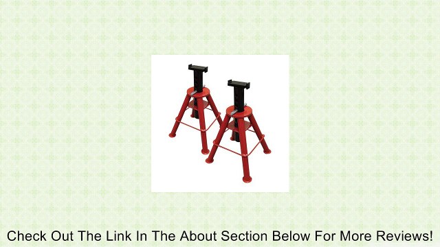 Sunex Medium-Height Jack Stands - 10-Ton Capacity, 18.9in.-29.9in.H, Model# 1310 Review