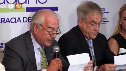 Pastrana, Piñera y Calderón unidos por la democracia de hoy