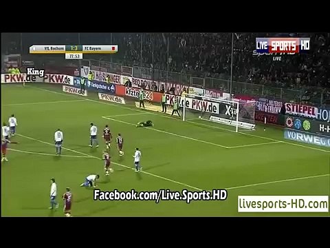 Arjen Robben Amazing Goal - Bochum vs Bayern Munich 1-5 Friendly Match 23 01 2015