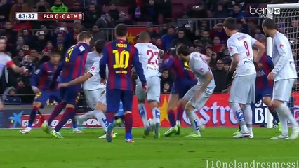 Lionel Messi s Goal vs Atletico Madrid HD