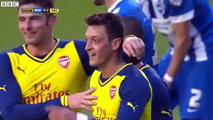 Brighton vs Arsenal 2-3 All Goals Highlights FA Cup 2015