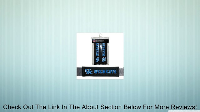 Kentucky Wildcats Velour Seat Belt Pads Review