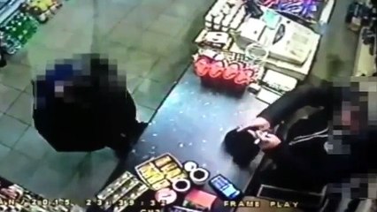 Un braqueur remis à sa place vite fait, bien fait !