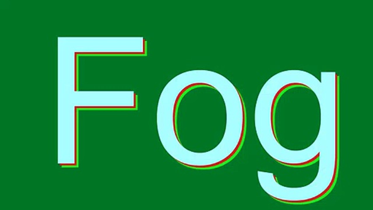 How to Pronounce Fog