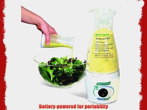 Miracle-Gro AeroGarden Herb 'n Serve Fresh Herb Vinaigrette and Marinade Maker
