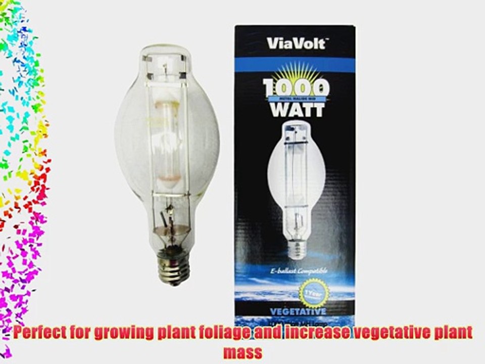 ViaVoltTM 1000 Watt Standard MH Bulb 140000 L 12 Pack