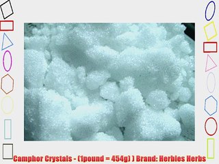 Camphor Crystals - (1pound = 454g) ) Brand: Herbies Herbs