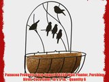 Panacea Products Corp-Import 84250 Wall Planter Perching Birds Coco Liner 16 x 5-In. - Quantity