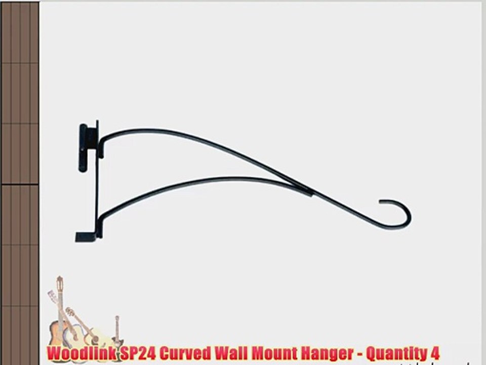 Woodlink SP24 Curved Wall Mount Hanger - Quantity 4