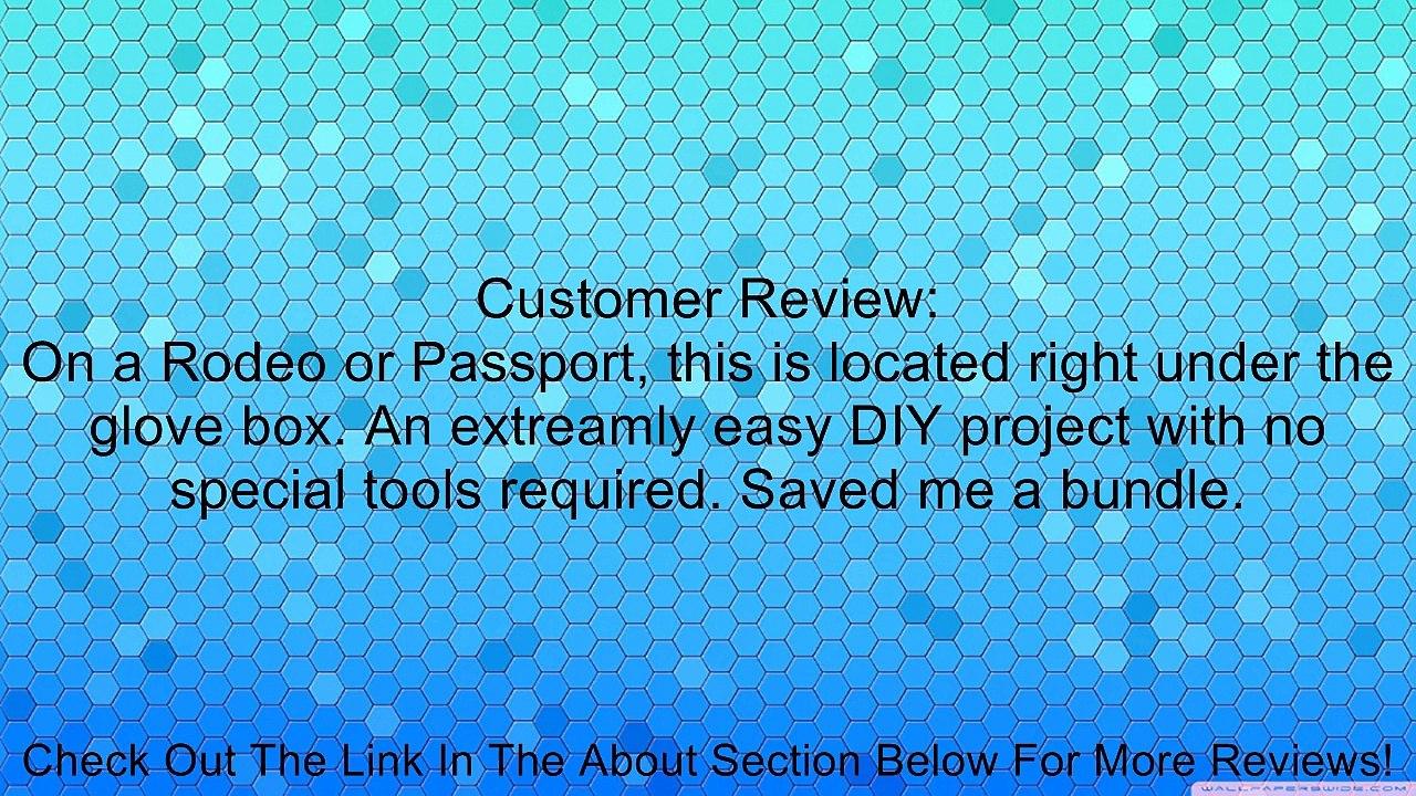 NEW BLOWER ASSEMBLY ISUZU RODEO 1991 1992 1993 1994 1995 1996 1997 1998 1999 Review