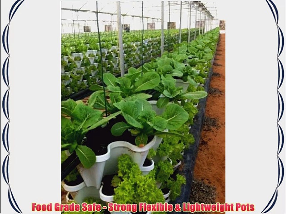 NEW (20) Individual Stacking Hydroponic Pots - Build Your Own Vertical Container Hydroponics