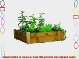 Gronomics MRGB-2L 48-48 48-Inch by 48-Inch by 13-Inch Modular Raised Garden Bed Unfinished