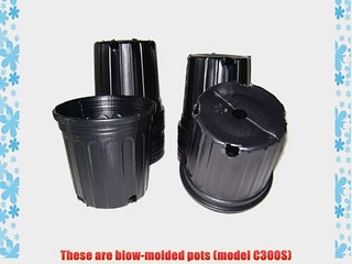 50 NEW Plastic Nursery 1 Gallon Trade POT ~ Holds 0.66 Gal