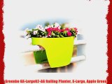 Greenbo GX-Large02-AG Railing Planter X-Large Apple Green