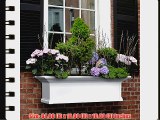 7 Ft Yorkshire Window Box (White) (10.00H x 10.00W x 84.00L inches)