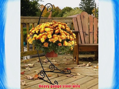 Plastec 40-Inch Black The Veranda Plant Stand VSB1