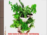 Mini-Garden Stacker- Stackable/Hangable All Season Self-Watering Planter- Indoor/Outdoor Stacking