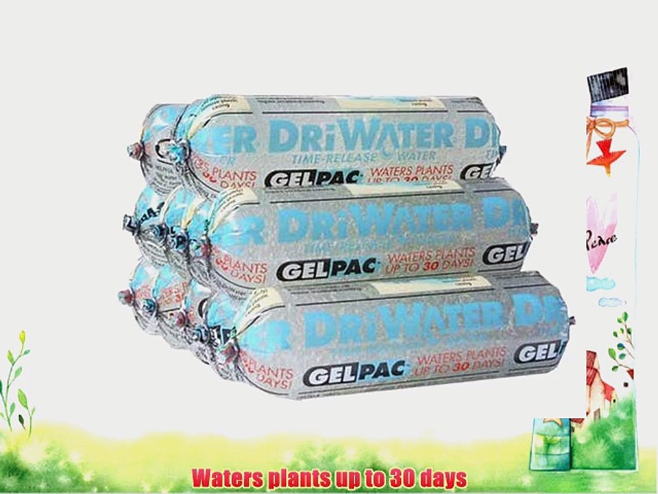 DriWater Time-Release Water 9 oz. Gel Pac (12 units) Each Individual Pac Lasts up to 30 Days.