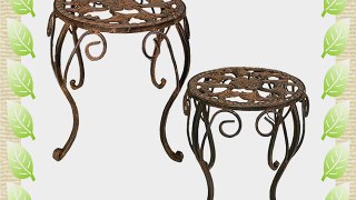 Import Collection 39-049 Martha Plant Stands Set of 2