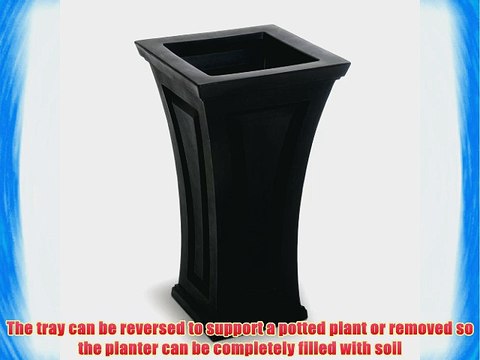 Mayne Inc Cambridge Tall Planter Black