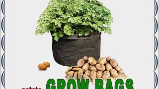 Potato Grow Bags Made of Double Layered Felt Like Fabric. 18 Inches in Diameter 14 Inches High.