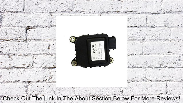 NEW 24V MERCEDES OEM BOSCH AIR VENT MOTOR REVERSIBLE 0132801141805 0 132 801 141 Review
