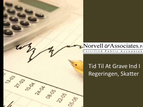 Norvell And Associates Certified Public Accountants - Tid Til At Grave Ind I Regeringen, Skatter