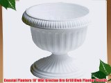 Coastal Planters 18' Wht Grecian Urn Gr1810wh Planter Plastic