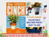 CINCH Adjustable Weather Proof Plant Pot Hanger (Stainless Steel) Holds Up to 25 lbs. (Set