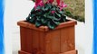 Outerior Decor Products Outerior Decor Products Latte Square Cedar Planter - 15 in. Cedar