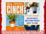 CINCH Adjustable Weather Proof Plant Pot Hanger (Stainless Steel) Holds Up to 25 lbs. (Set