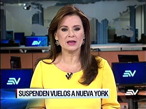 Aerolíneas ecuatorianas toman medidas por tormenta en Nueva York