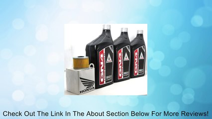 2013 HONDA TRX420 FPM RANCHER OIL CHANGE KIT Review