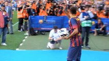 Neymar relishing Messi Barca bond
