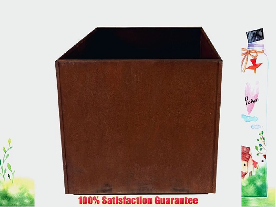 Nice Corten Steel Planter - 16 Inch Square