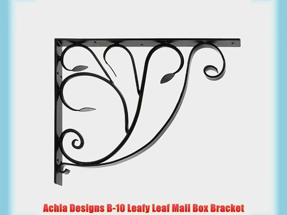 Achla Designs B-10 Leafy Leaf Mail Box Bracket