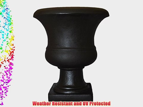 Tusco Products Outdoor Urn 17-Inch Espresso