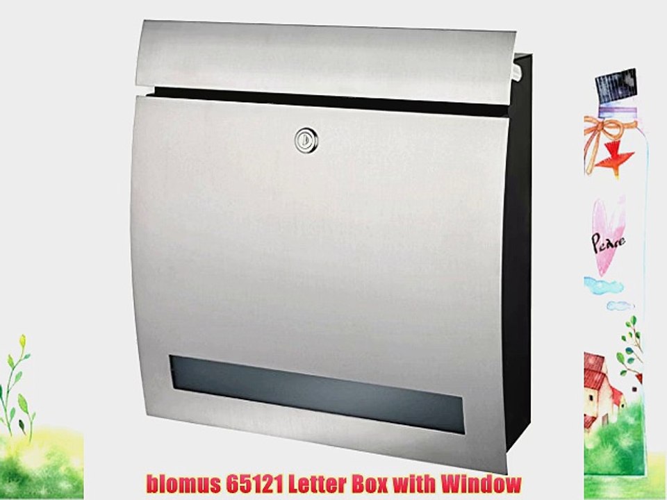 blomus 65121 Letter Box with Window