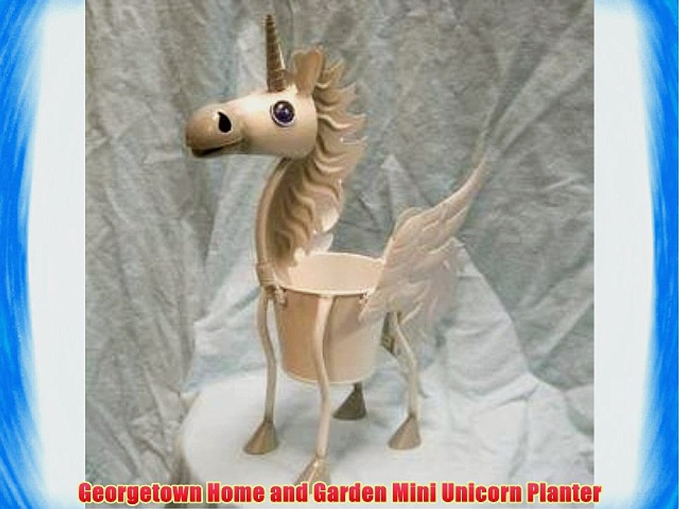 Georgetown Home and Garden Mini Unicorn Planter