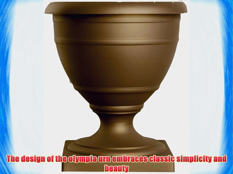 Listo RUA16000H02 Olympia Urn Moroccan Bronze 16-Inch Width