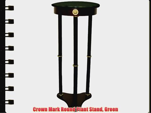 Crown Mark Round Plant Stand Green